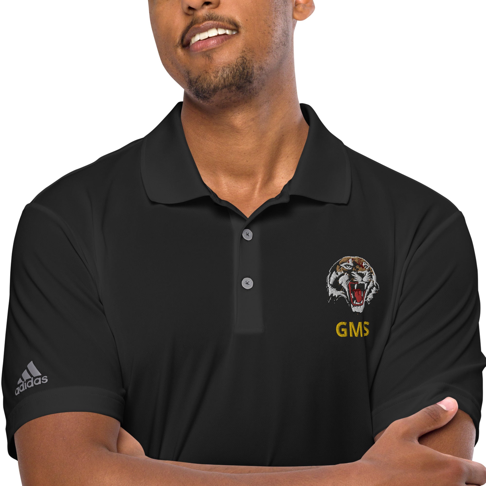 GMS adidas performance polo shirt