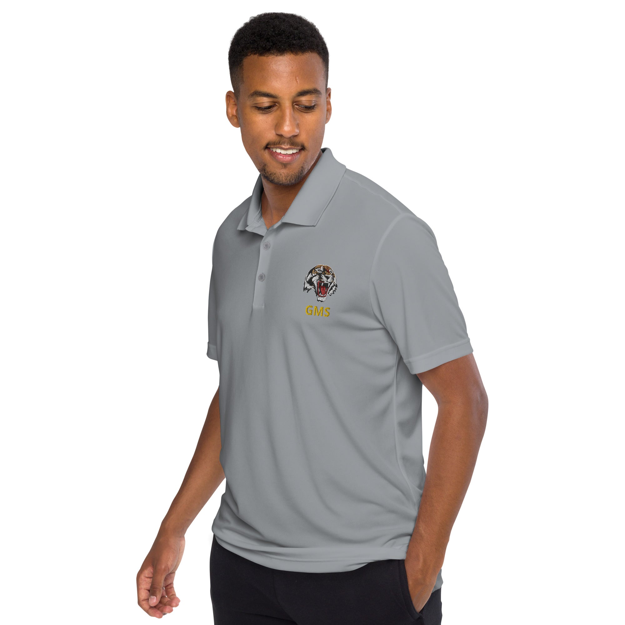 GMS adidas performance polo shirt