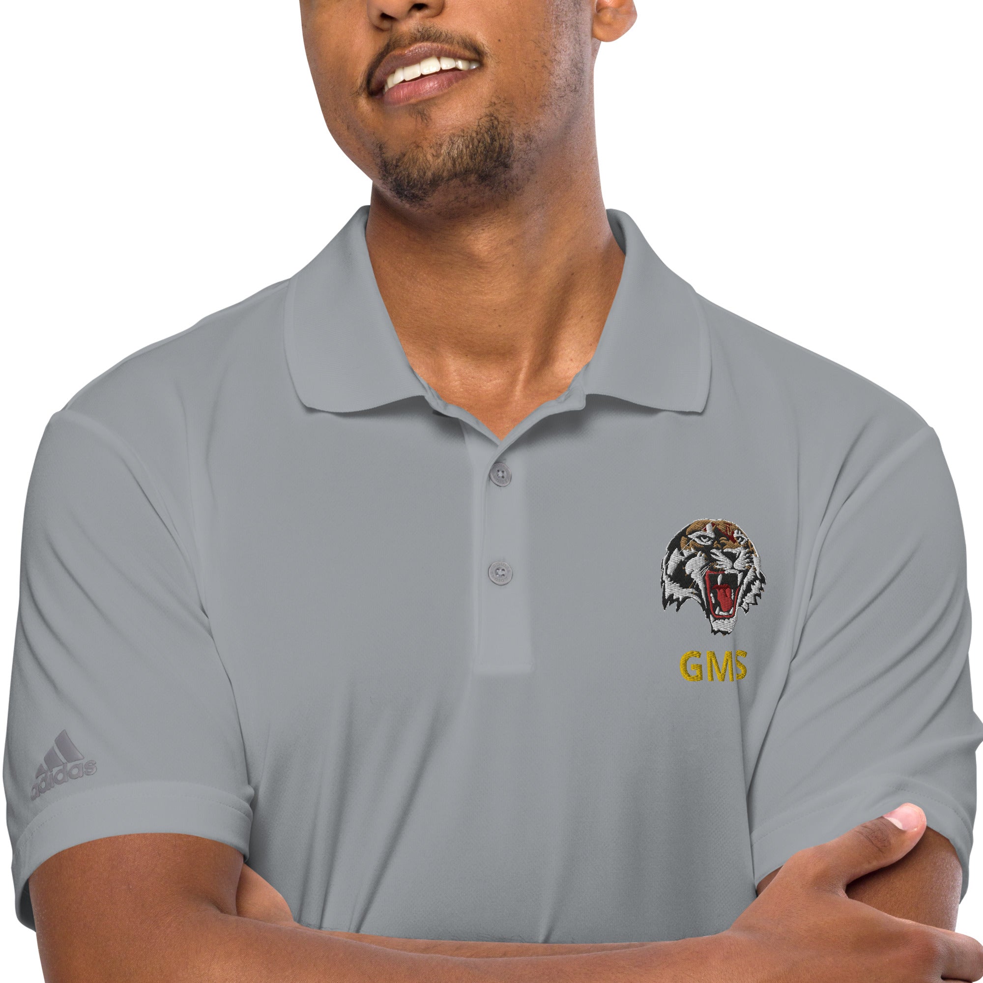 GMS adidas performance polo shirt