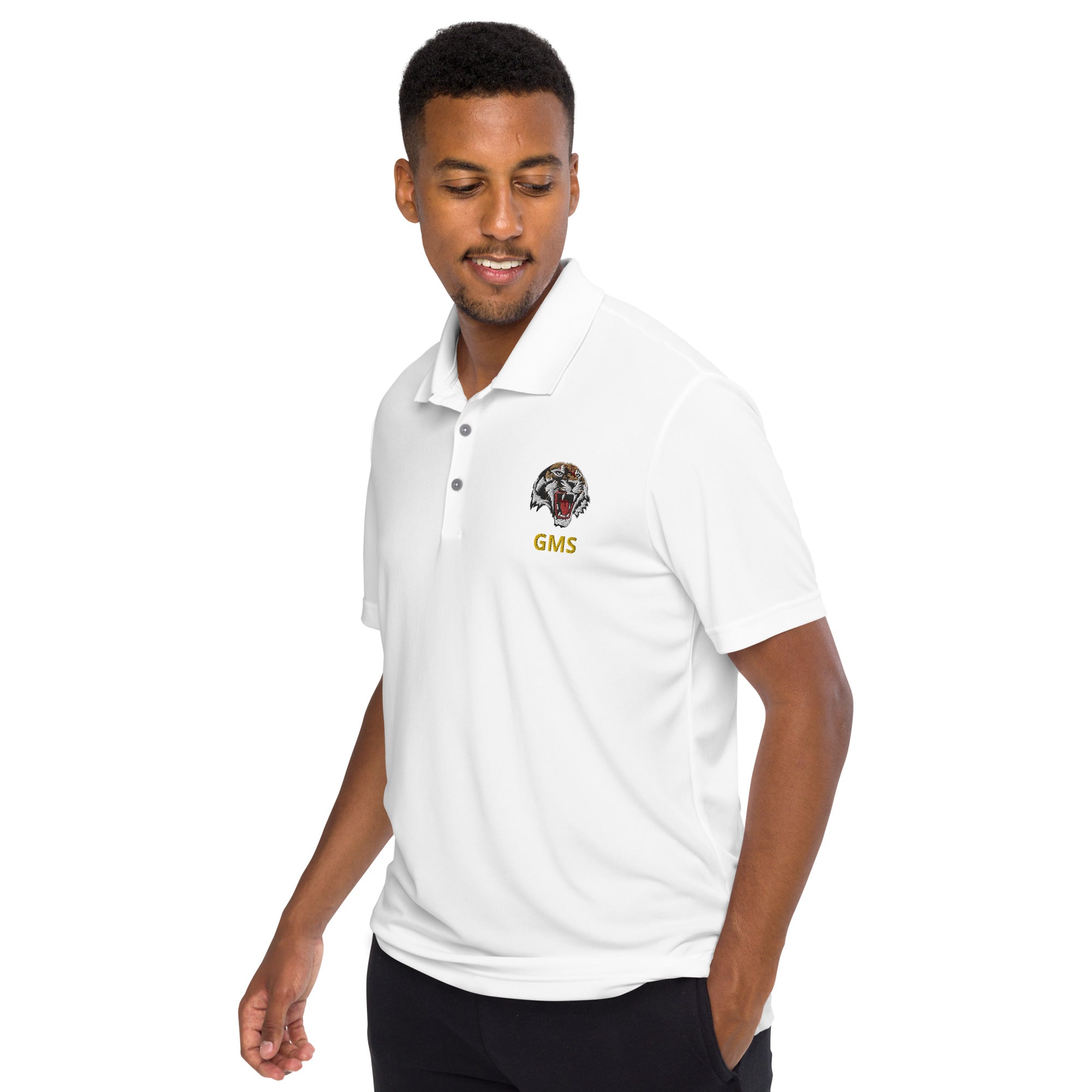 GMS adidas performance polo shirt