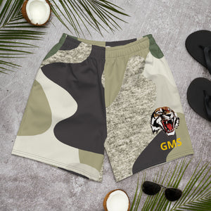 GMS Logo Athletic Shorts- Faux Camo