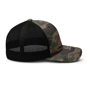 HWH Left Half Logo Camouflage trucker hat