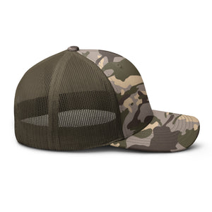 HWH Left Half Logo Camouflage trucker hat