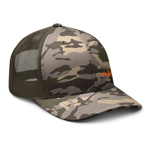 HWH Left Half Logo Camouflage trucker hat