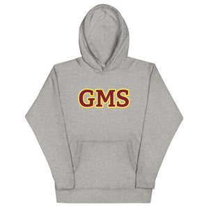 GMS Logo front and back Unisex Hoodie Multi Color