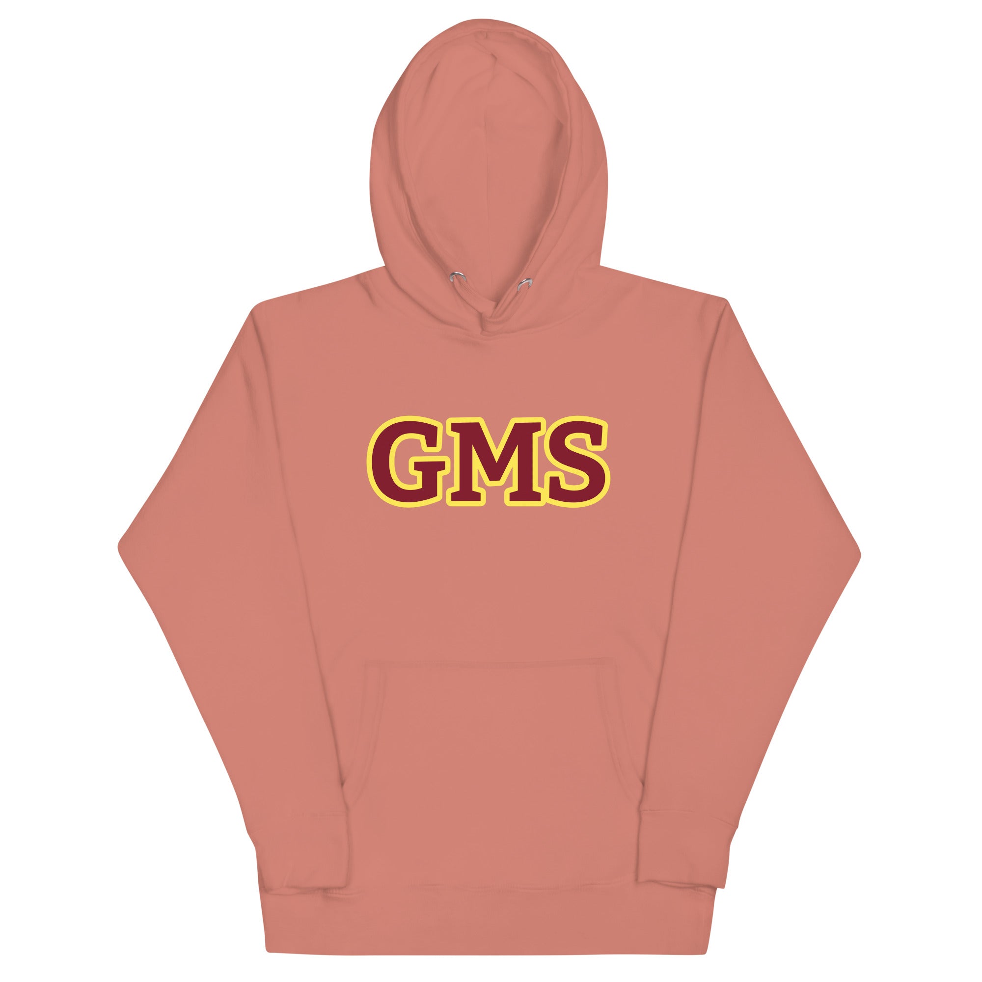 GMS Logo front and back Unisex Hoodie Multi Color