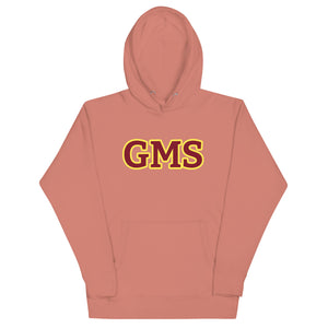 GMS Logo front and back Unisex Hoodie Multi Color