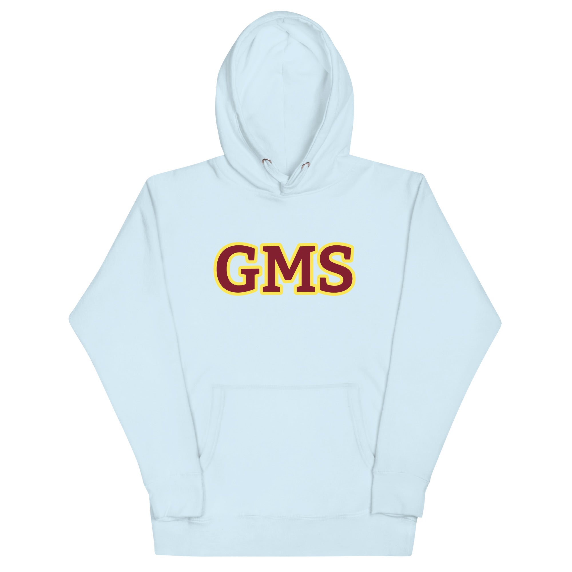 GMS Logo front and back Unisex Hoodie Multi Color