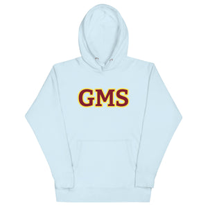 GMS Logo front and back Unisex Hoodie Multi Color