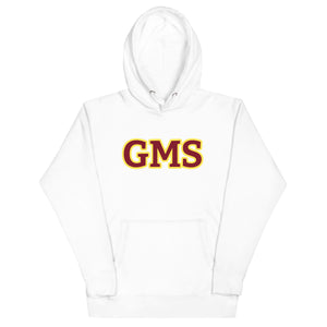 GMS Logo front and back Unisex Hoodie Multi Color