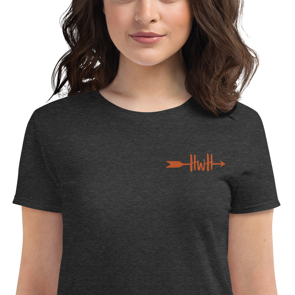 HWH Embroidered Women's short sleeve t-shirt