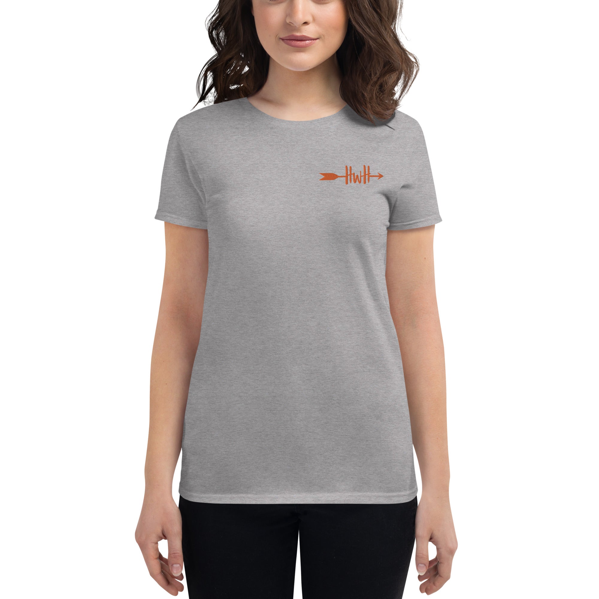 HWH Embroidered Women's short sleeve t-shirt