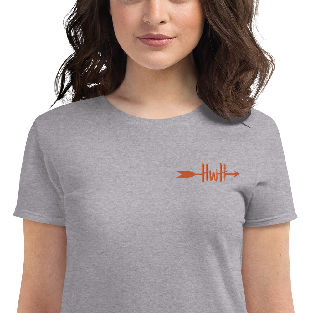 HWH Embroidered Women's short sleeve t-shirt