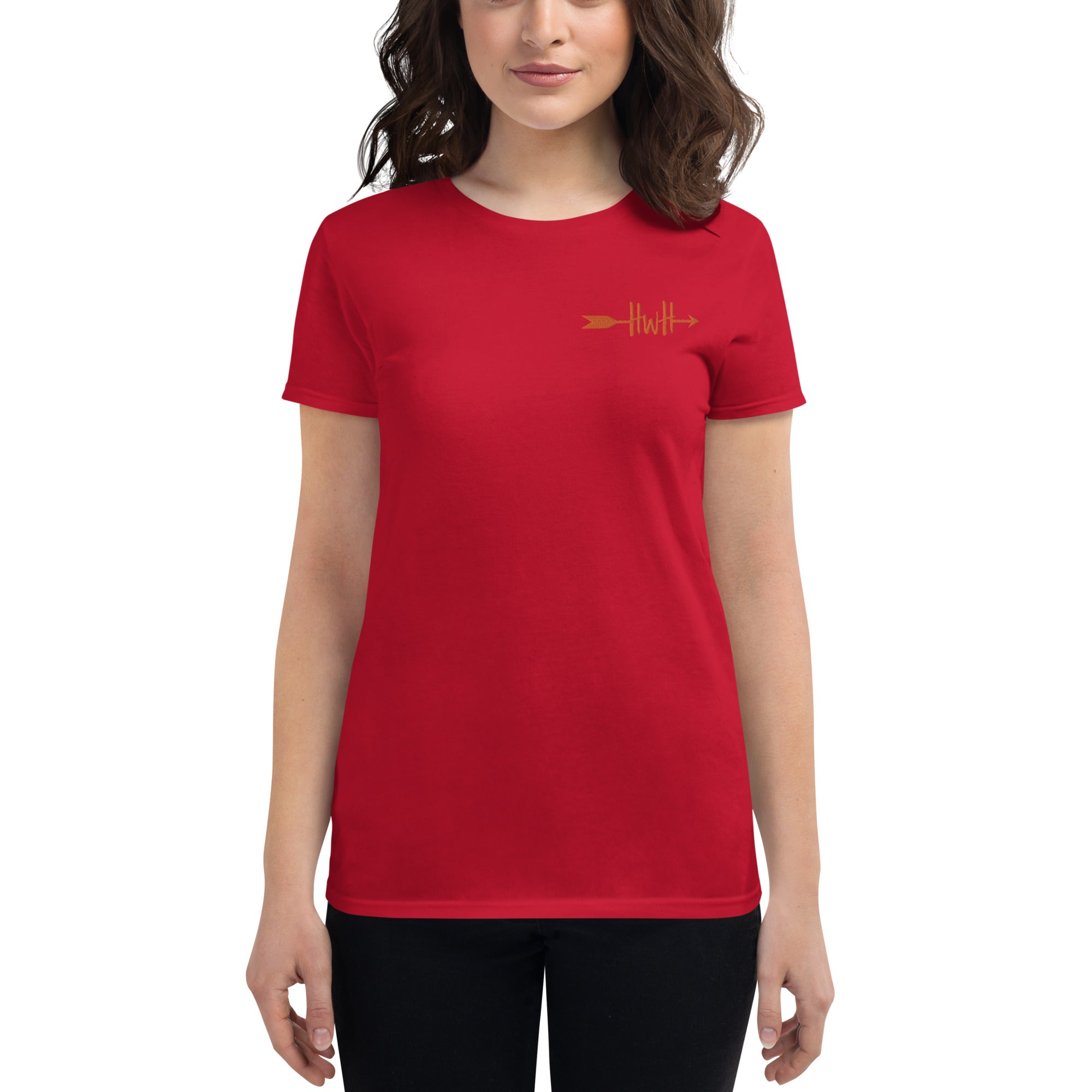 HWH Embroidered Women's short sleeve t-shirt